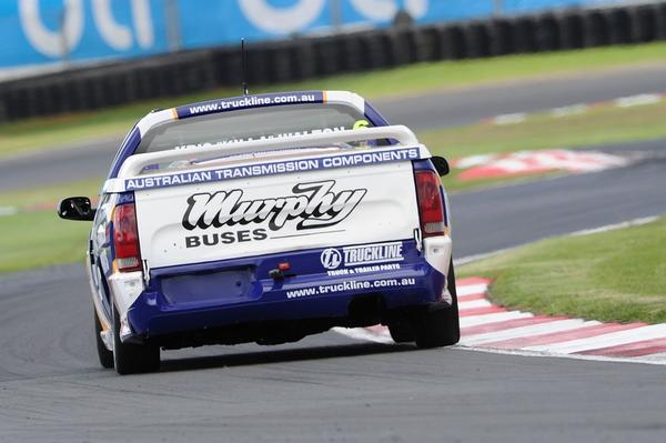 Kris 'Killa' Walton storms to second UDC V8 ute race win.